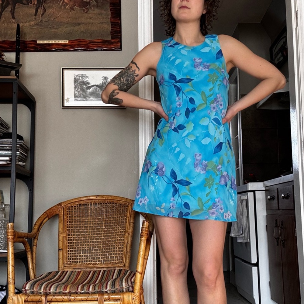 Vintage Fairweather Floral Mini Dress